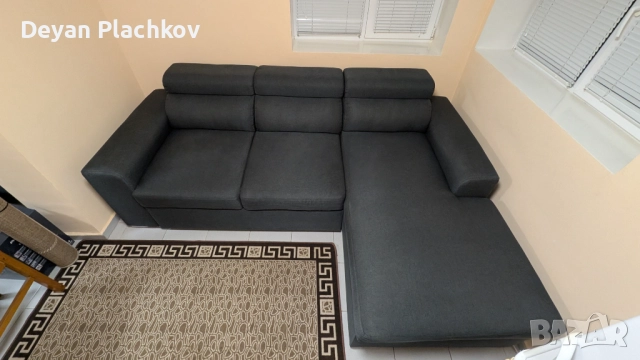 Ъглов Диван, Холов Диван, Механизъм за разтягане и механизъм с ракла, снимка 2 - Дивани и мека мебел - 52427591