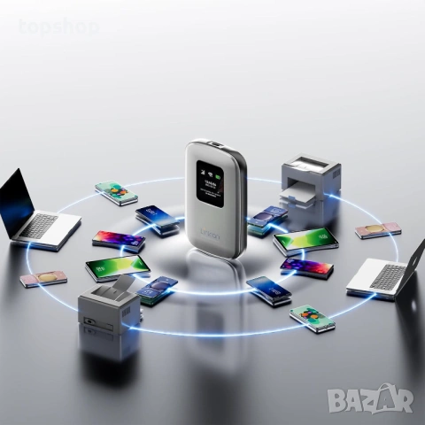 Чисто нов запечатан в целофан Преносим 4G LTE Мобилен Хотспот Linklan с eSIM Технология Глобален , снимка 10 - Рутери - 53890439