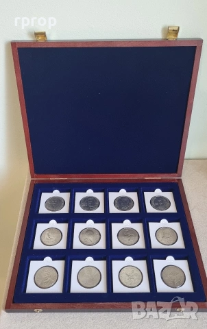 СССР . 1 рубла. Колекция #1. 12 бройки. 1988 - 1991 година. Чисто нови.