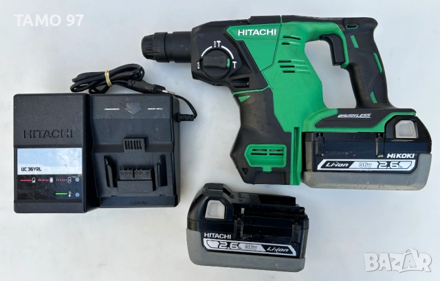 Hitachi DH 36DBL - Мощен безчетков перфоратор 36V 3.3J