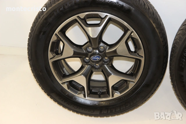 Алуминиеви джанти Subaru XV (2018-2026г.) 17 цола 5x100 56.1 Гуми 225 60 17 Michelin, снимка 11 - Гуми и джанти - 53933670