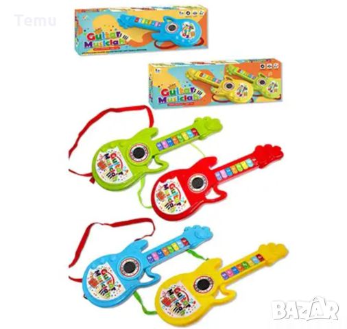 Играчка китара със забавни тонове, снимка 1 - Музикални играчки - 45675985