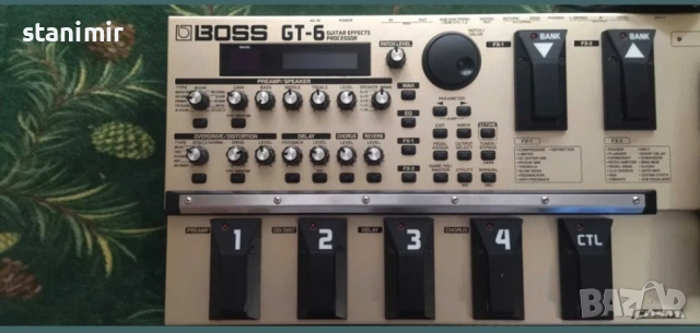 Boss GT 6-multi effect processor , снимка 2 - Китари - 54152198