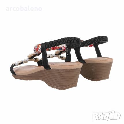 Дамски сандали на клин, 3цвята , снимка 8 - Сандали - 45496780