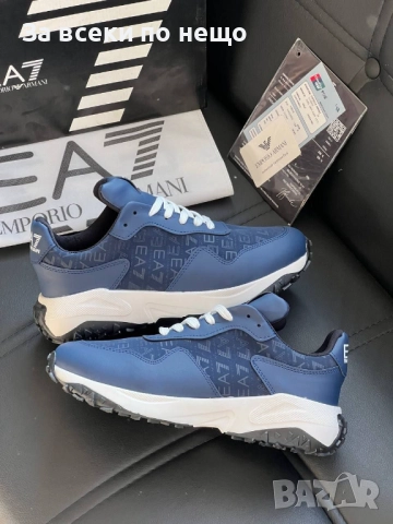 Emporio Armani Мъжки Маратонки👟Мъжки Спортни Обувки Емпорио Армани - 3 Налични Цвята Код E827, снимка 8 - Маратонки - 51477770