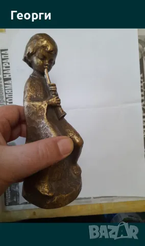 Красива статуетка, снимка 7 - Антикварни и старинни предмети - 50125114