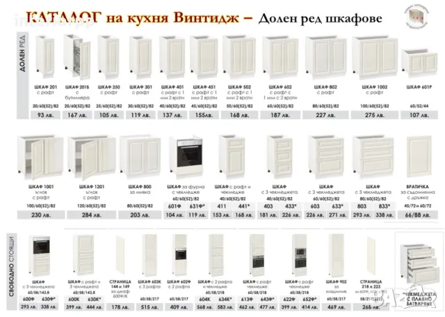 Кухня ъглова Винтидж МДФ 160/200 см - Сноу от модулни шкафове. Безплaтен Проект, снимка 3 - Кухни - 32957216