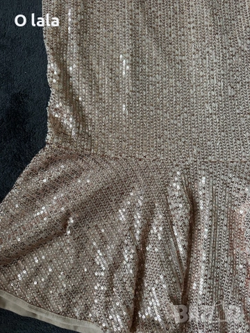 Миди пайетена рокля, снимка 2 - Рокли - 54192911