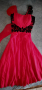 Бална червена рокля, снимка 3