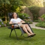 Сгъваем градински шезлонг Zero Gravity - ефект на нулева гравитация за максимален релакс, снимка 1