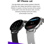 Чисто нов дамски смарт часовник / smartwatch DT2 с разговори, снимка 3