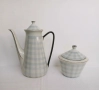 Порцеланови чайник и захарница СИП, снимка 1