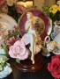 Franklin Mint Sculpture Figurine “Lady Rose” художник Jegou изработена през 1988 Код P2169, снимка 11