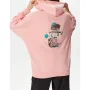 Дамско спортно горнище PUMA Downtown Oversized Graphic Hoodie Pink, снимка 2