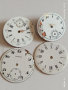 Лот 4 броя стари редки циферблати за механичен часовник ценни за реставратори и колекционери 45702, снимка 1