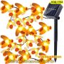 LED лампи, соларен гирлянд от пчелички - КОД 3702, снимка 1