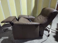 Релаксиращ кожен стол,кресло за музика ,фотьойл, снимка 3