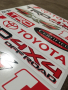 Стикери Toyota Тойота - лист А4 , снимка 7