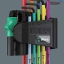 WERA Комплект 967/9 TORX BO имбусни ключове Multicolour - 9 броя , снимка 6