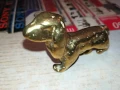 ЗАЯВЕНО-КУЧЕ-МЕД/МЕСИНГ 7х5х2см-МАСИВНА ФИГУРА ОТ АНГЛИЯ 1907252017, снимка 9