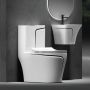 Керамичен тоалетен комплект за баня , снимка 1 - ВИК - 45892627