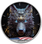 AI CYBER WOLF 1 Oz Сребърна монета 1$ САЩ 2024 г, снимка 3