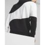 PUMA Power Cat Colorblock Hoodie Black/White, снимка 2