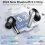 Нови Безжични Bluetooth 5.3 слушалки, 48 часа, шумопотискане, IP7 водоустойчиви, снимка 2