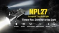 Тактически прожектор за пистолет NITECORE NPL27, 410 метра, ЧИСТО НОВ , снимка 6