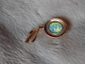 Изящен златен медальон с опал, снимка 3