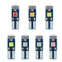 10 бр. малки габаритни крушки за арматурно табло T5 3SMD LED супер ярък 3030 LED вътрешно осветление, снимка 16