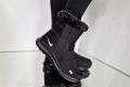 Nike Черни Дамски Апрески С Пух, снимка 4