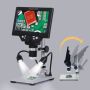 Цифров микроскоп 1200X LED 12MP електронен микроскоп електроника LED светлини Ендоскопска Камера USB, снимка 4