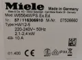 Продавам Пералня MIELE Exklusiv-Edition W6564 7кг A+++1400 оборота, снимка 6