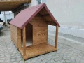 Дървена къща за големи кучета Алабай Кане Корсо големи породи кучета , кучешка колиба къща куче, снимка 9