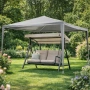 Просторна градинска шатра - стабилна конструкция и водоустойчива рамка, снимка 14