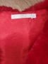 Червен елек с косъм, снимка 3