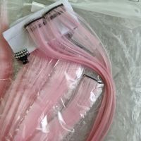 Екстеншъни светло розови с клипсове 8+2 бр., снимка 1 - Аксесоари за коса - 45857408