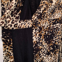 Невероятно красива рокля  леопардов принт ESPIGA, снимка 8 - Рокли - 44978832