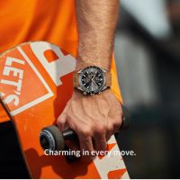 BERSIGAR Кварцов аналогов мъжки ръчен часовник Спортен 30M Водоустойчив Ежедневен военен стилен 

, снимка 5 - Мъжки - 45371759