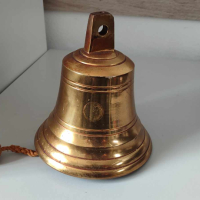 Месингова камбана#1, снимка 4 - Антикварни и старинни предмети - 44951722