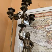 Старинни венециански свещници, снимка 4 - Антикварни и старинни предмети - 45321173