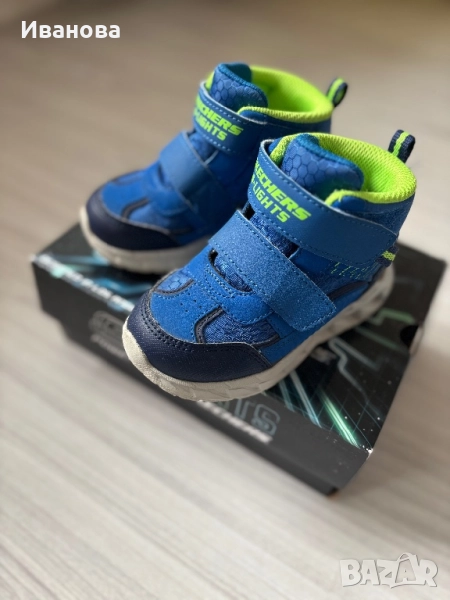 Светещи боти за момче Sketchers, снимка 1