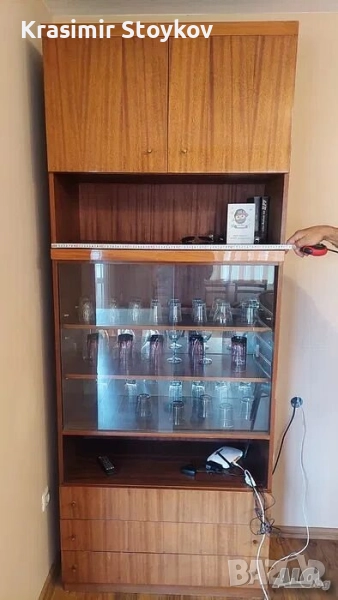 Модулна секция естествен фурнир, снимка 1