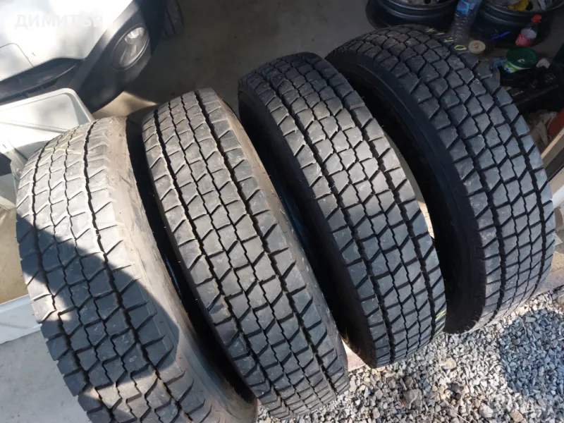 4бр.гуми  камионски задни Goodyear 215 90 17,5 dot 4714 цената е за брой!, снимка 1