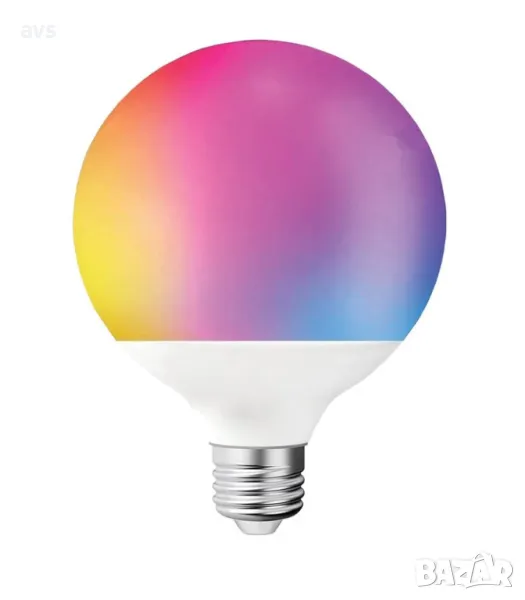 LED крушка SMART 14W G95 RGB+W Wi-Fi управление VITO E27, снимка 1