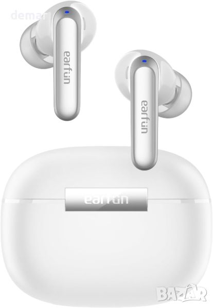 EarFun Wireless Earbuds Air 2, Bluetooth 5.3 слушалки с Hi-Res звук, LDAC, 4 ENC, IPX7, 40 часа, бял, снимка 1