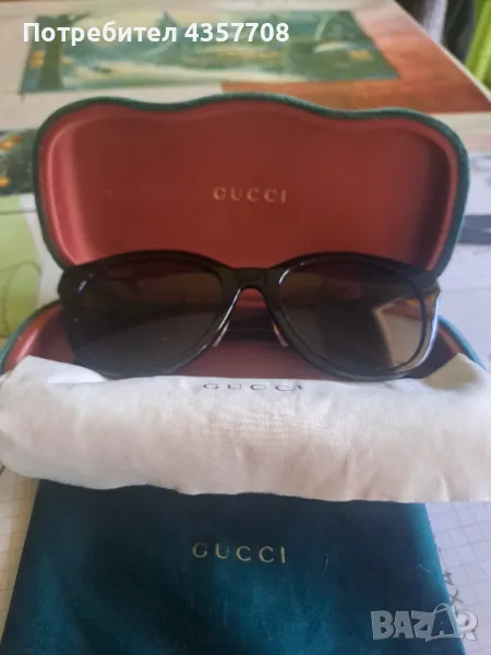 Дамски слънчеви очила Gucci,носени са 1-2 пъти,отлично състояние,като нови, снимка 1