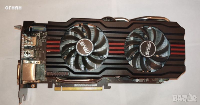 продавам видео карта asus hd 7870 2gbb, снимка 1