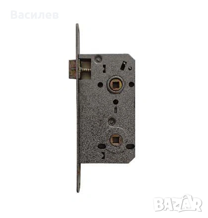 Брава за тоалетна / баня – езикова, заключване с палец, 70 мм, снимка 1